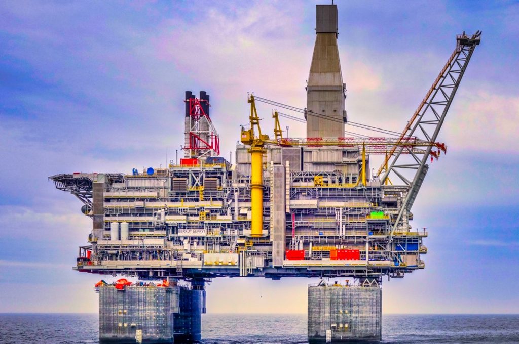 Oil and gas platform or Construction platform